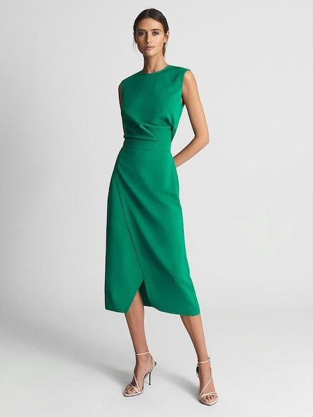 Sleeveless Bodycon Dress in Green (D21808) | £80