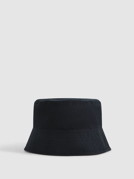 Private White Bucket Hat in Navy (D24267) | £98