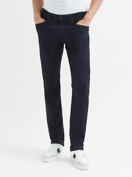 Paige Slim Fit Straight Leg Jeans in Inkwell (D24288) | £150