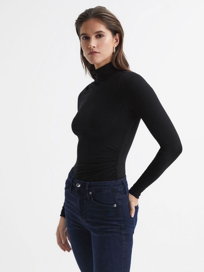 Black turtleneck womens uk hotsell
