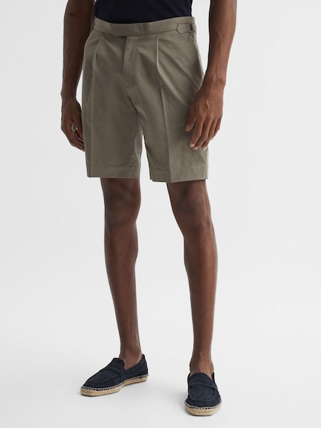 Side Adjuster Shorts in Khaki (D46378) | £40