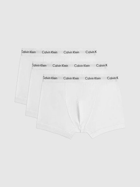 Calvin Klein Underwear 3 Pack Trunks in White (D56846) | £42