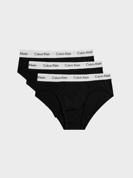 Calvin Klein Underwear 3 Pack Briefs in Black (D56848) | £42