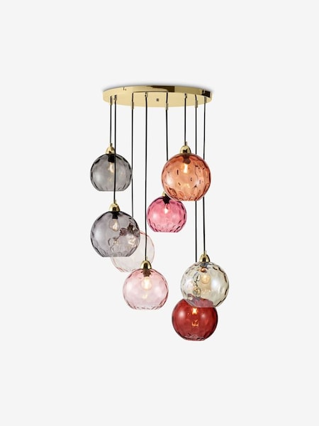 Ilaria Extra Large Cluster Pendant in Pink (D78390) | £359