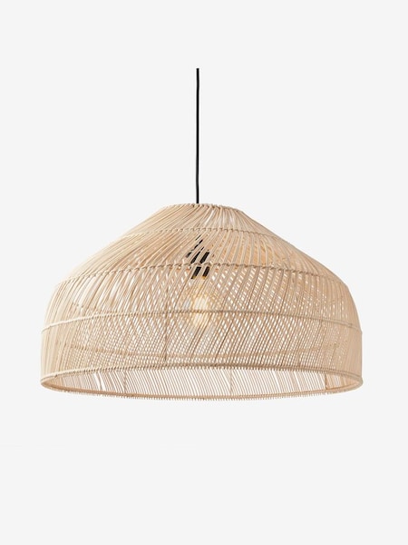 Java Extra Large Lamp Shade in Natural Rattan (D78414) | £139