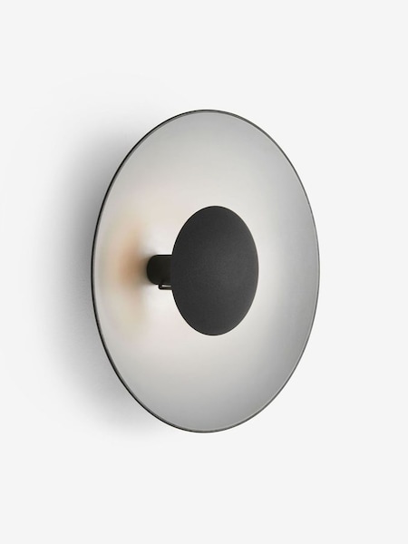 Chicago Wall Lamp in Black/Silver (D78434) | £89
