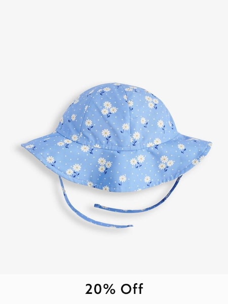 Girls' Floppy Sun Hat in Daisy (D78612) | £14