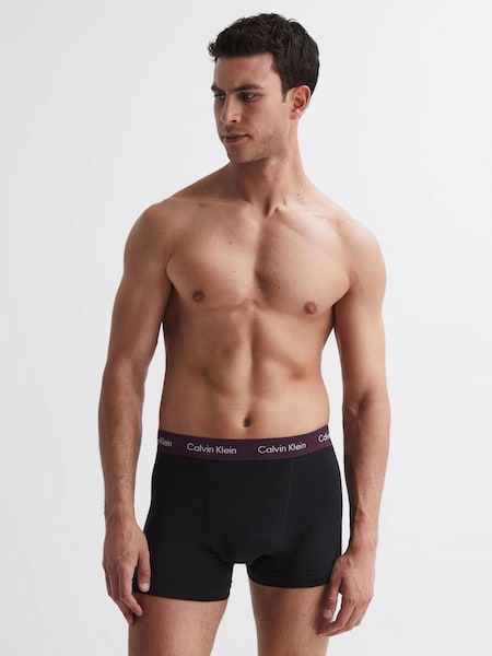 Calvin Klein Underwear 3 Pack Trunks in Black Multi (D85789) | £42