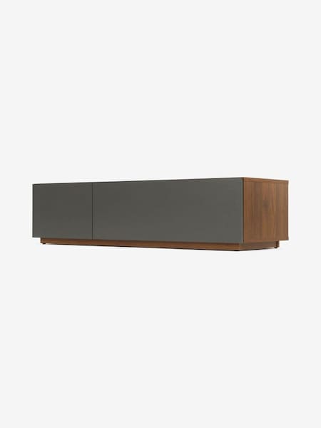 TV Unit in Walnut Effect and Grey (D87298) | £199