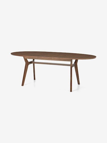 Jenson Oval Extendable 6 to 8 Seater Dining Table in Dark Oak (D87769) | £899