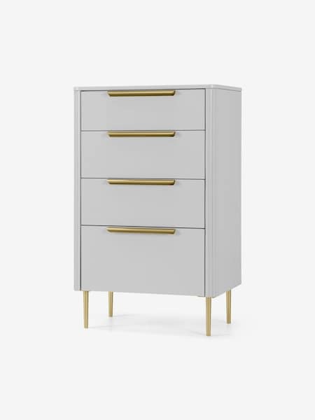 Ebro Tall Chest of Drawers in Grey (D87777) | £799