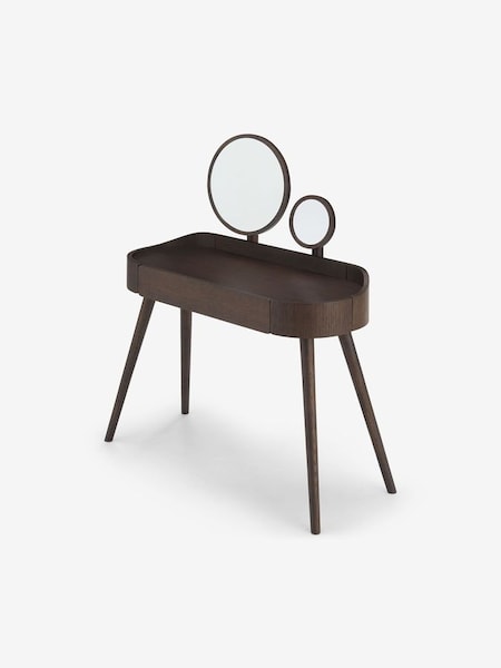 Odie Console Dressing Table in Dark Stain Oak (D87783) | £699