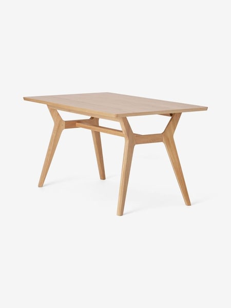Jenson Compact Rectangular 4 to 6 Seater Dining Table in Oak (D87813) | £749