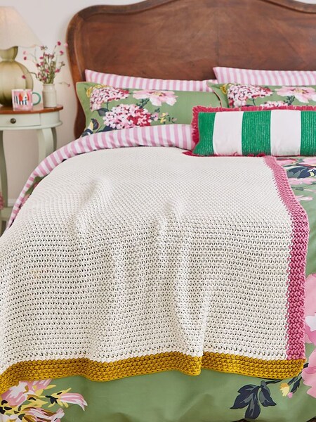 Cream Country Ramble Throw (D89869) | £150