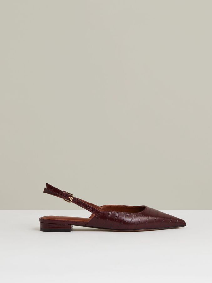 Reiss flat shoes deals