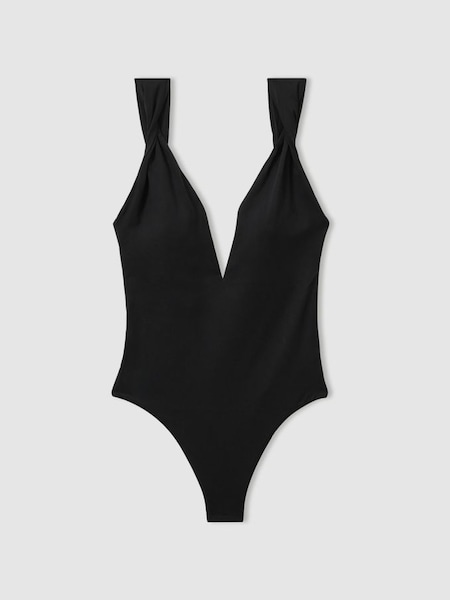 Fashion One Piece Black Underwear Low Back Swimsuit (E26062) | £130