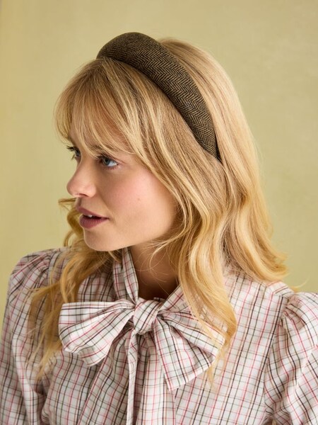 Tessie Brown Tweed Headband (E32424) | £14.95