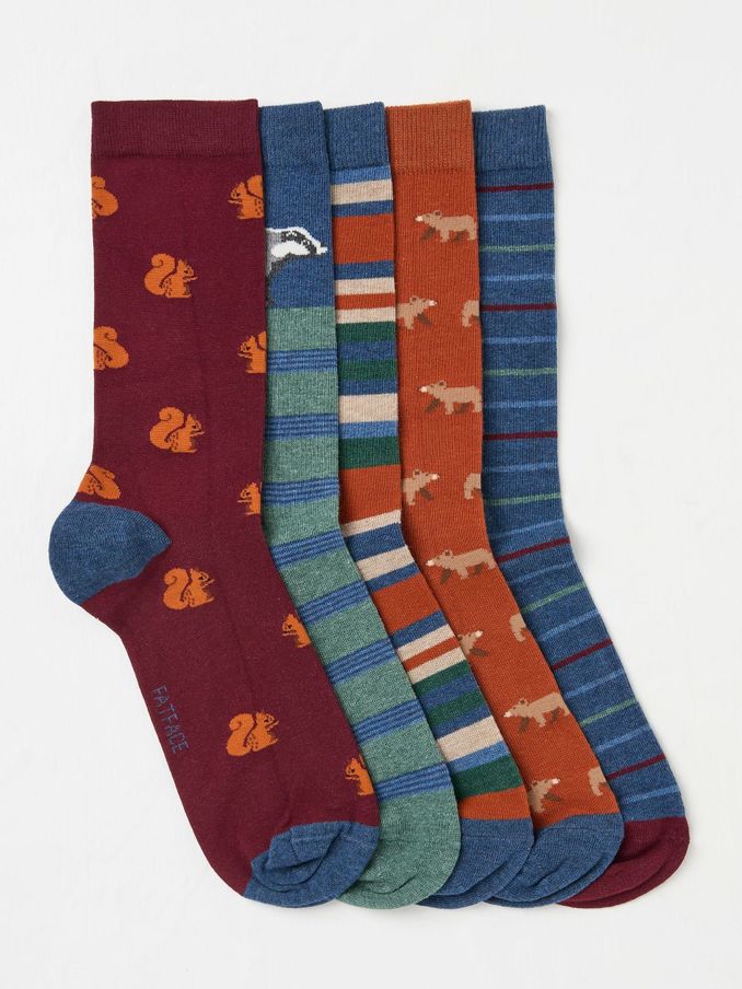 Fat face mens slipper socks deals
