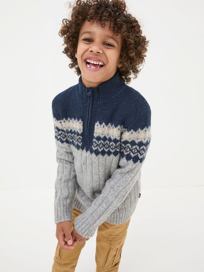 Boys wool jumper shop