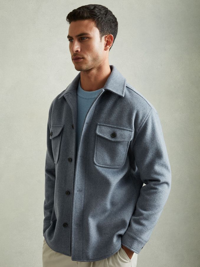 Mens designer overshirt jacket shop