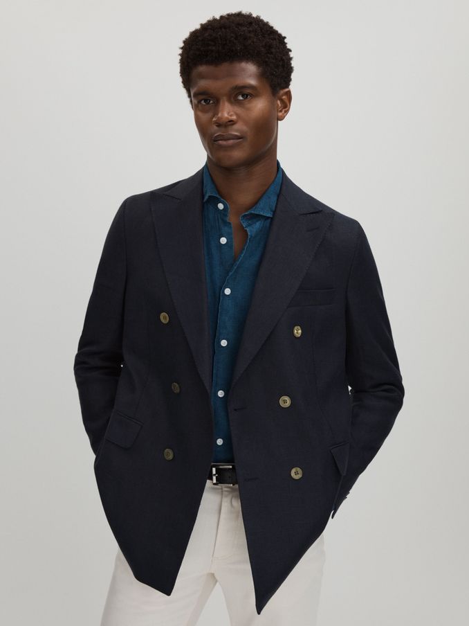 Buy Men s OSCAR JACOBSON SMART CASUAL BLAZER Online Reiss UK