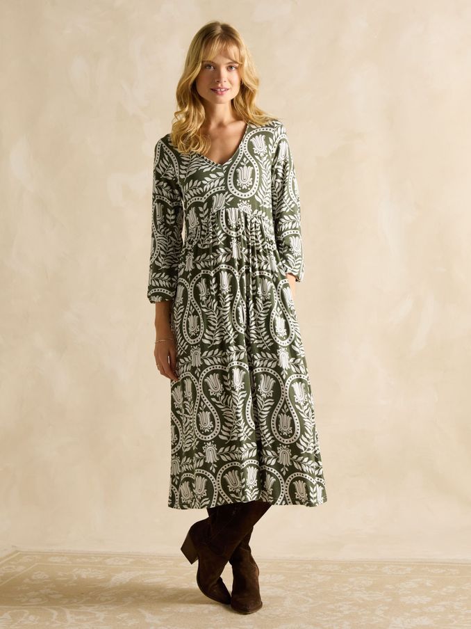 Dresses for Women Puff Sleeve Flowy Dresses Joules