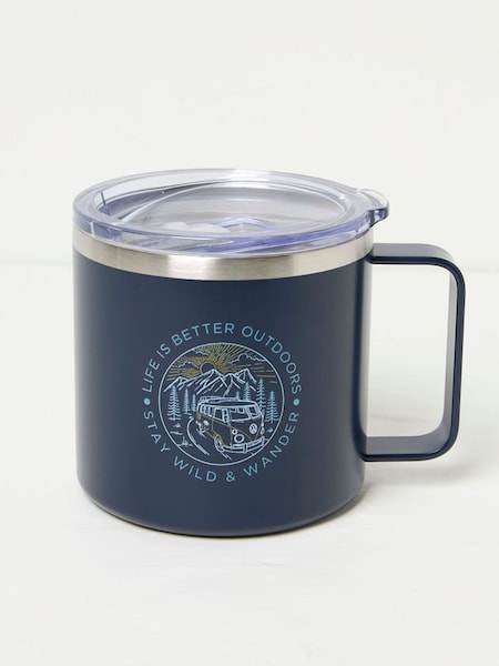 Blue VW Camper Travel Mug (E56009) | £18