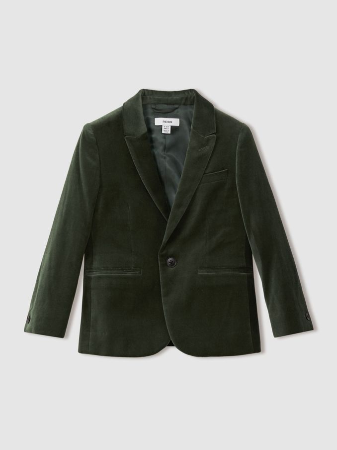 Buy Boys VELVET BLAZER Coatsandjackets Online Reiss UK