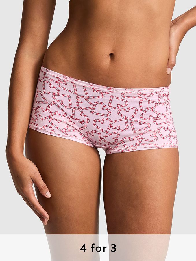 Pink shorts panties deals