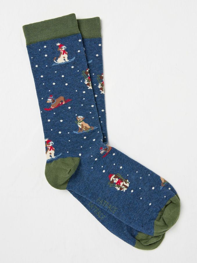 Fat face mens slipper socks discount