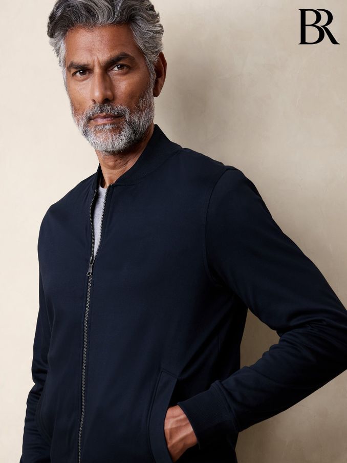 Banana republic blue jacket sales