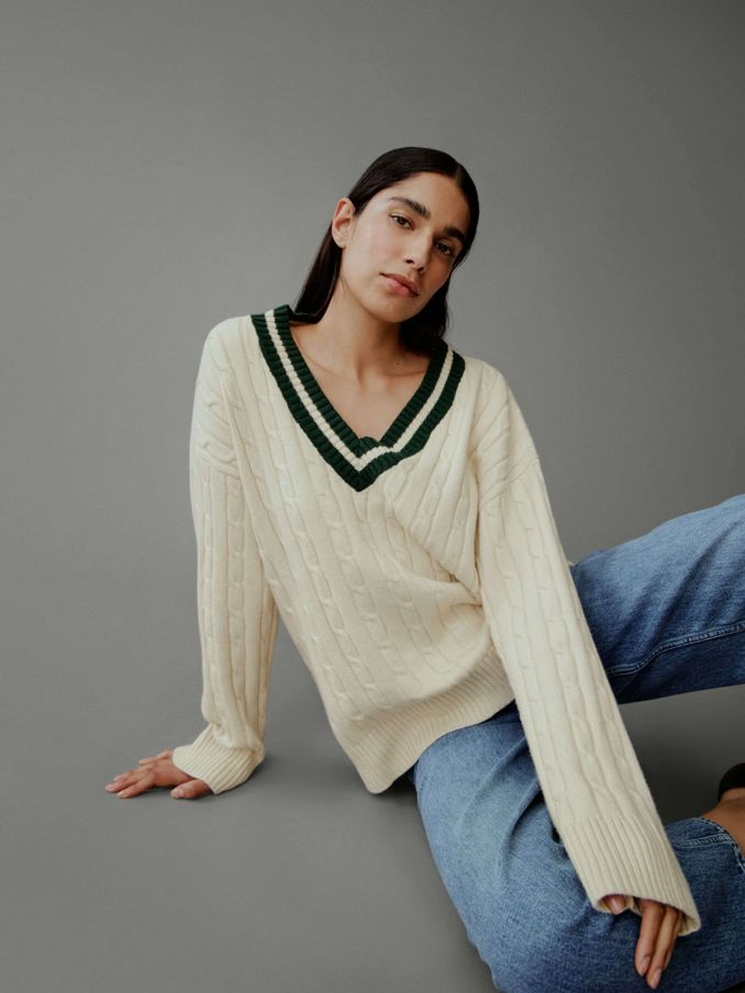 Cream jumper womens uk sale