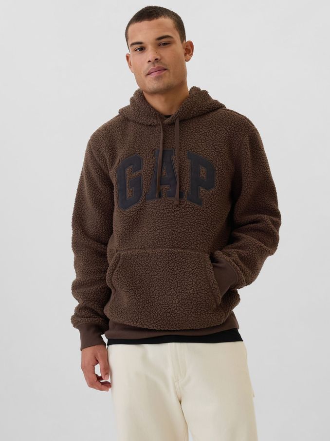 Brown gap hoodie online