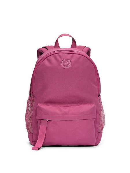 Pink Violet Canvas Backpack (E91902) | £45