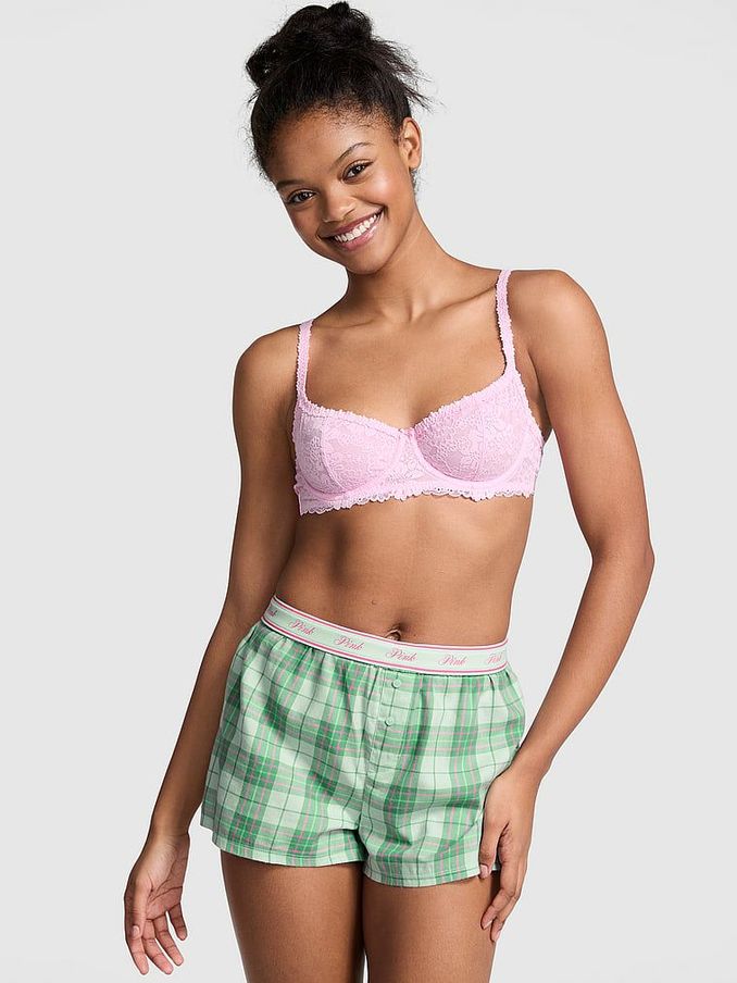 Buy Pyjama Bottoms Check Tartan Loungewear Victoriassecretpink Online Victoria s Secret UK