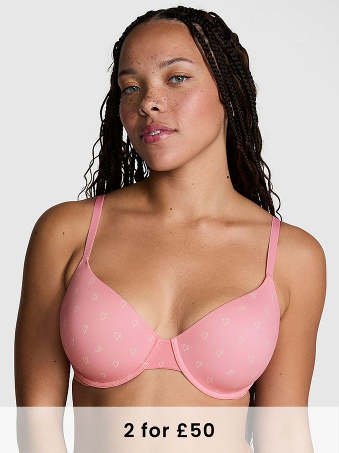 Pink T Shirt Bras Victoria s Secret UK