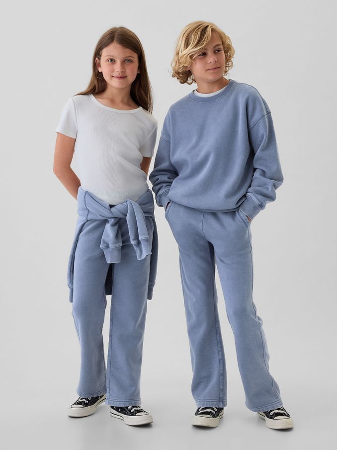 Buy Older Boys Unisex Younger Girls Wide Leg Joggers Online Gap UK