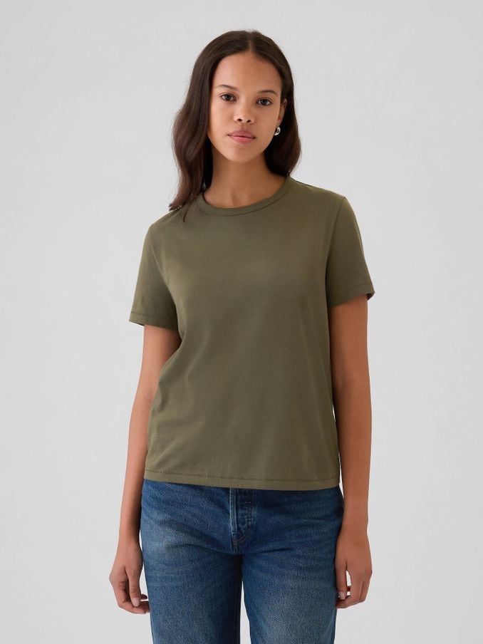 Women s Green Tops Gap UK