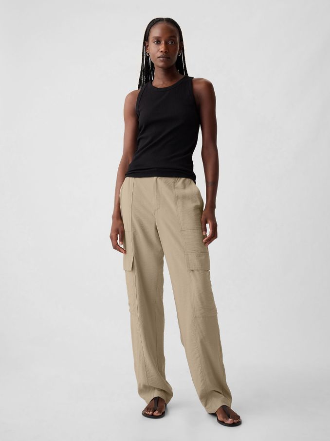 Mid rise slacks shop