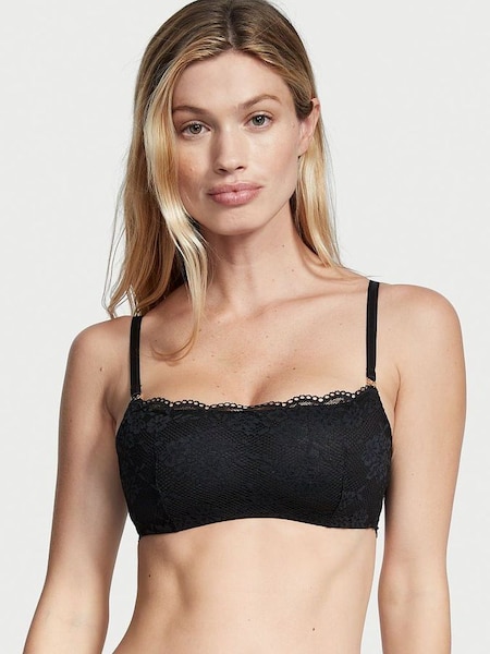Black Smooth Lightly Lined Non Wired Lounge Bra (K06498) | £19