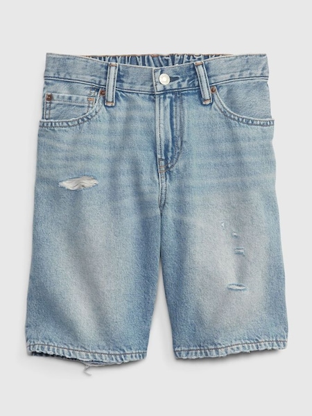 Blue Loose Denim Shorts Blue Loose Denim Shorts (K09077) | £12