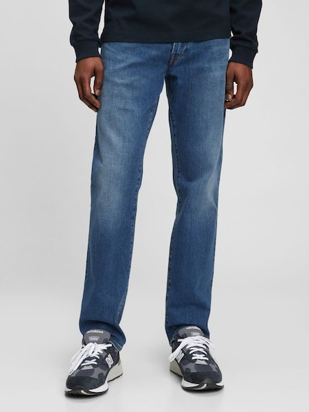 Mid Wash Blue Straight Jeans (K12344) | £45