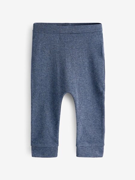Blue Organic Cotton Pull-On Trousers (K13321) | £8