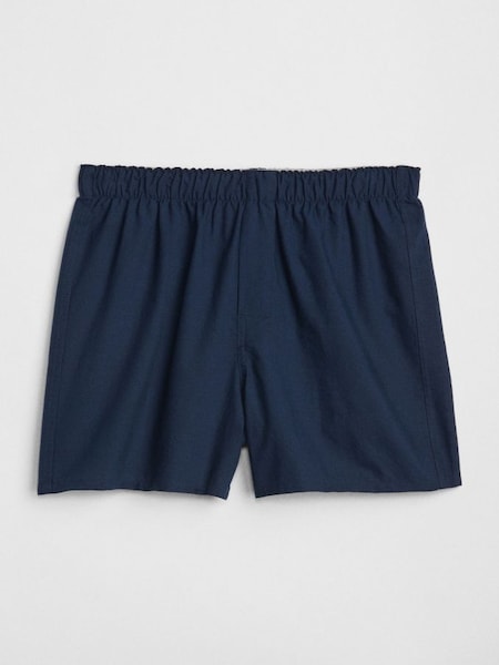 Navy Blue 4.5" Oxford Boxers (K14701) | £12