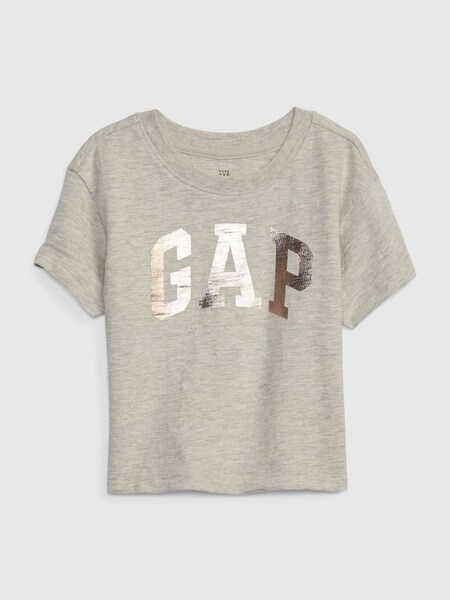 Grey Metallic  Logo T-Shirt (K14795) | £14