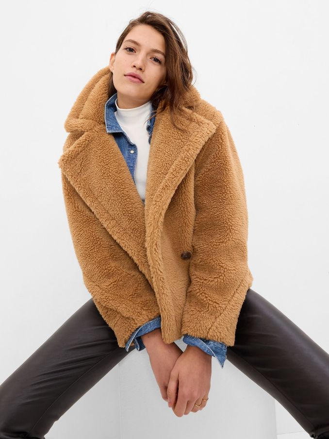 Gap shearling jacket outlet