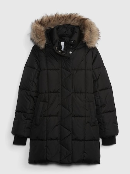 Black Heavy Weight Parka Coat (K15396) | £55