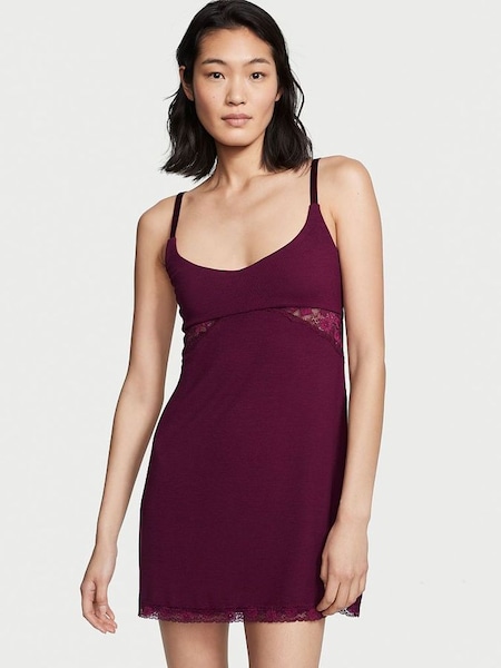 Kir Purple Modal Slip Dress (K16084) | £45