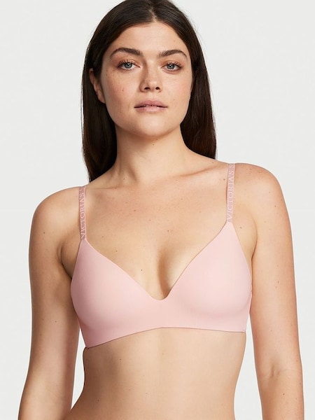 Purest Pink Smooth Non Wired Lightly Lined Bra (K16141) | £35
