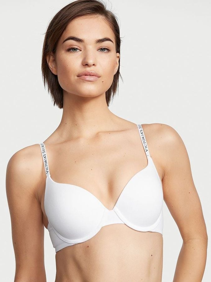 White push up store bralette